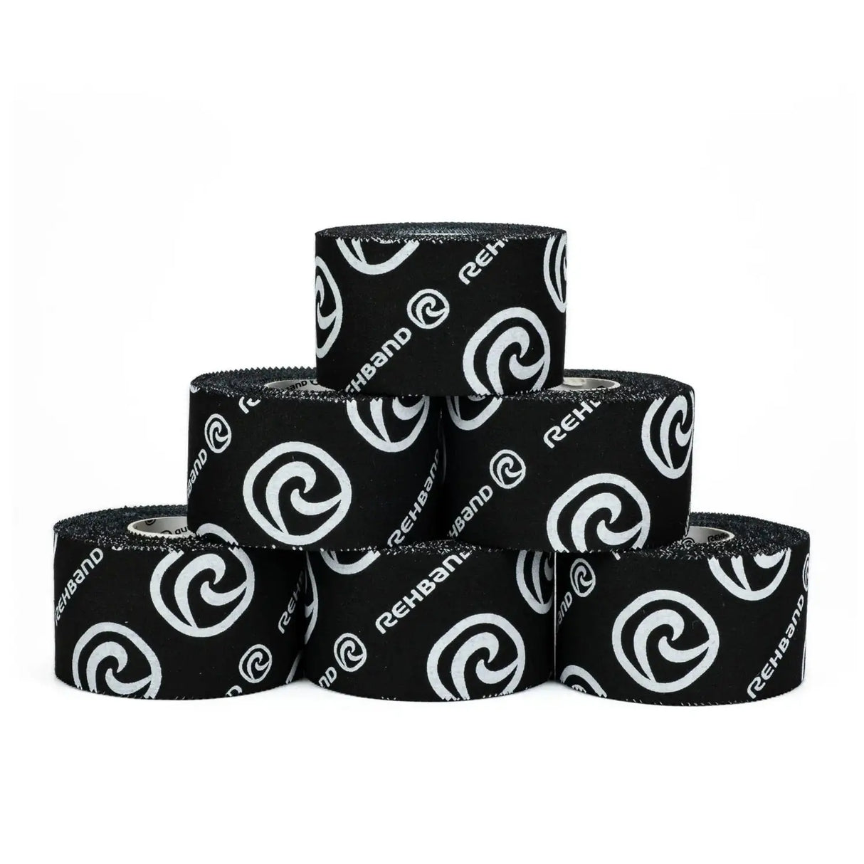 Rehband RX Athletic Sports Tape (6 Rollen) Schwarz (Logo) kaufen bei HighPowered.ch