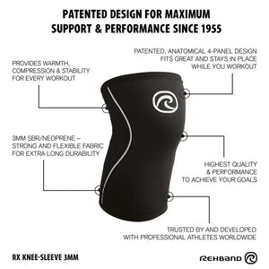 Rehband RX Knee Sleeve 3 mm (Kniebandage) kaufen bei HighPowered.ch
