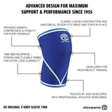 Rehband RX Original "V" Knee Sleeve 7 mm Blau kaufen bei HighPowered.ch