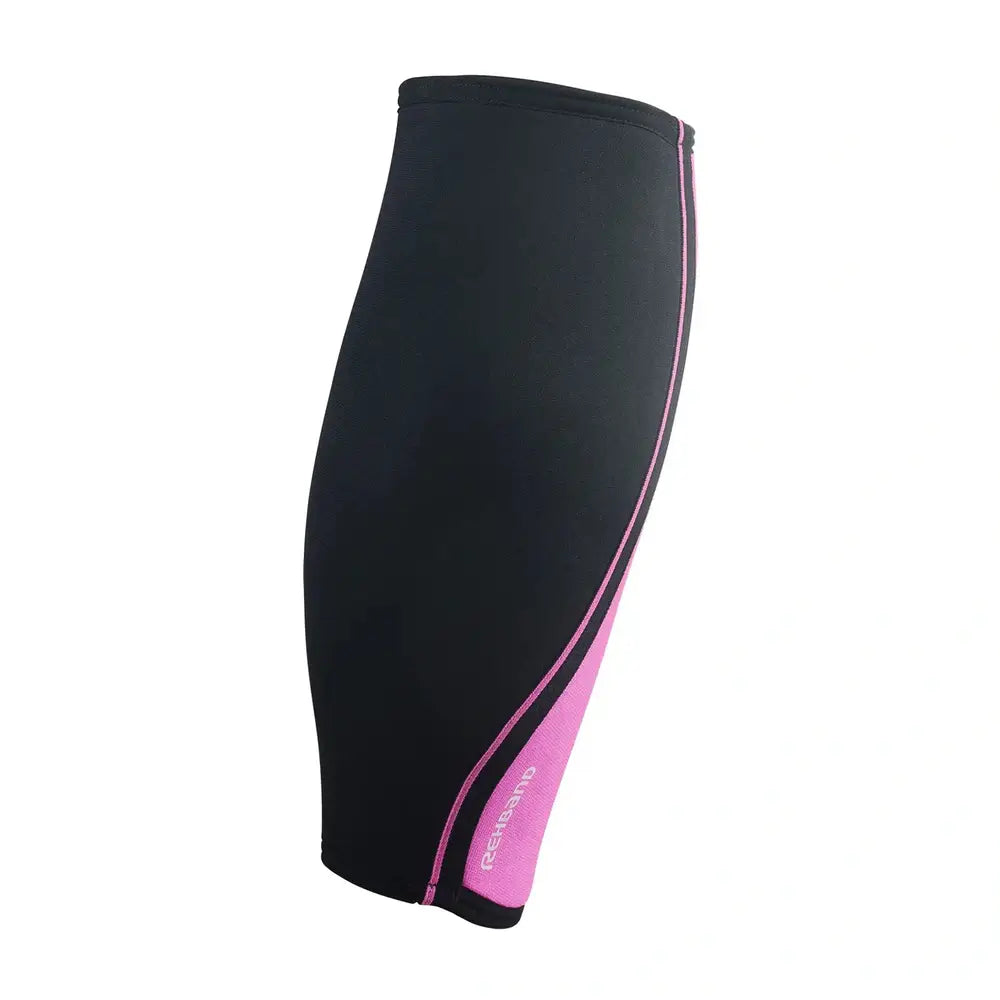 Acheter la genouillère Rehband RX Shin & Calf Sleeve 5 mm (protection du tibia) rose-noir sur HighPowered.ch