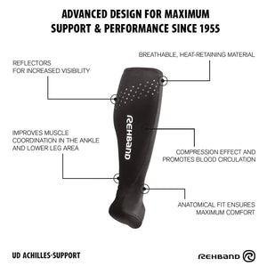 Rehband UD Achilles Support 1.5 mm Schwarz kaufen bei HighPowered.ch