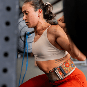 Florecer by Fee Saghafi 4" Weightlifting Belt kaufen -  RK Industries Official Lifting Belts of USAW  - Fitness Onlineshop