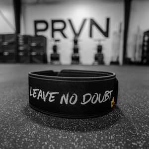 Leave No Doubt by PRVN 4" Weightlifting Belt kaufen -  RK Industries Official Lifting Belts of USAW  - Fitness Onlineshop