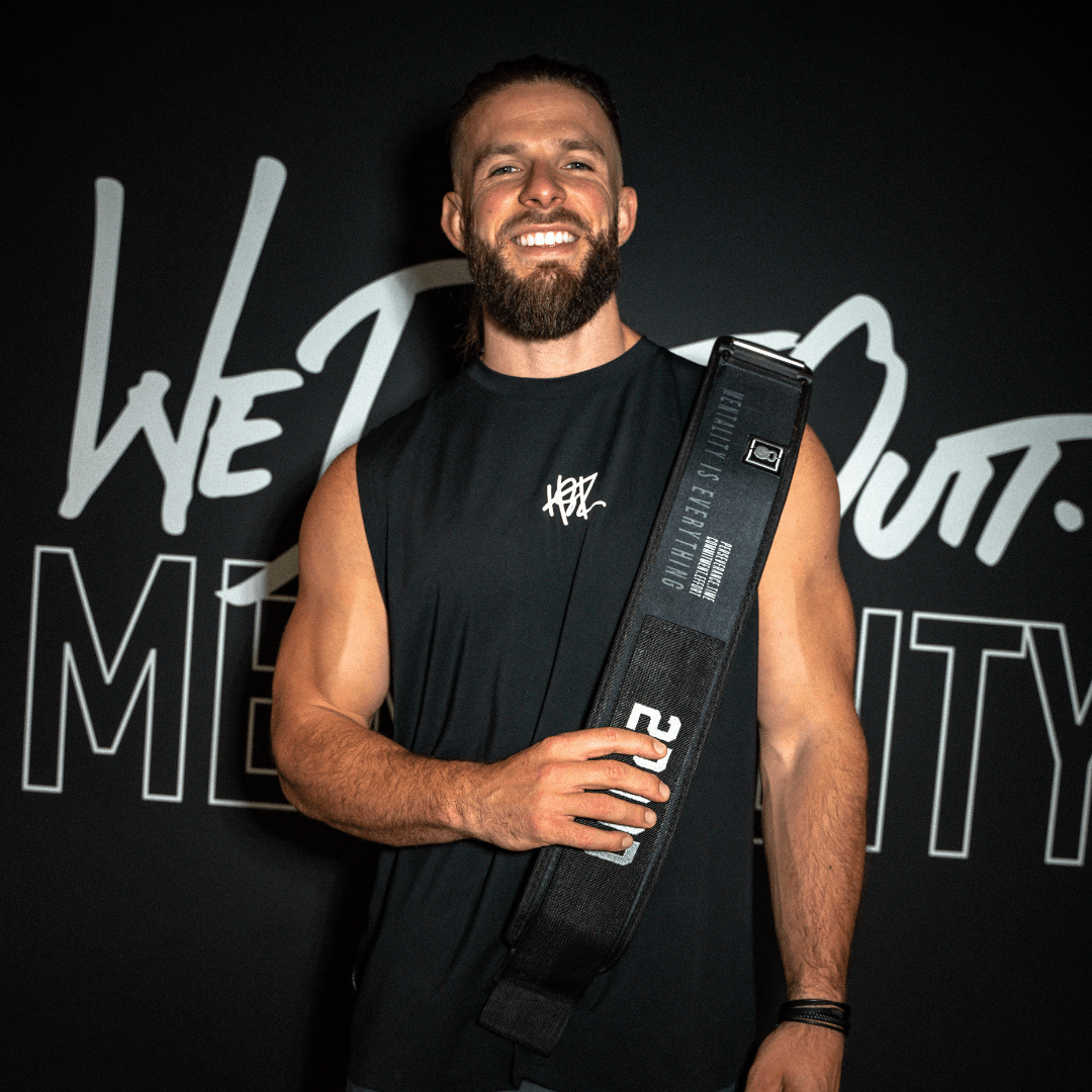 Mentality Is Everything by Craig Richey 4" Weightlifting Belt kaufen -  RK Industries Official Lifting Belts of USAW  - Fitness Onlineshop