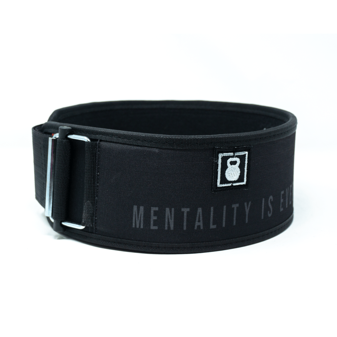 Mentality Is Everything by Craig Richey 4" Weightlifting Belt kaufen -  RK Industries Official Lifting Belts of USAW  - Fitness Onlineshop