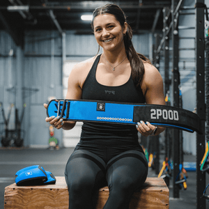 Positive Vibes by Alexis Raptis 4" Weightlifting Belt kaufen -  RK Industries Official Lifting Belts of USAW  - Fitness Onlineshop