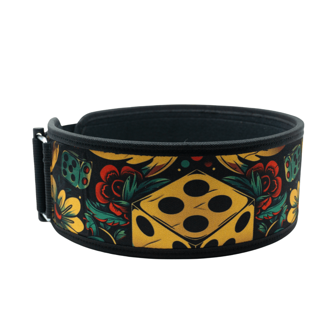 Press Your Luck 4" Weightlifting Belt kaufen -  RK Industries Official Lifting Belts of USAW  - Fitness Onlineshop