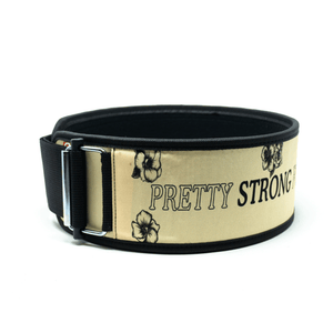 Pretty Strong for a Mom by Arielle Loewen 4" Weightlifting Belt kaufen -  RK Industries Official Lifting Belts of USAW  - Fitness Onlineshop