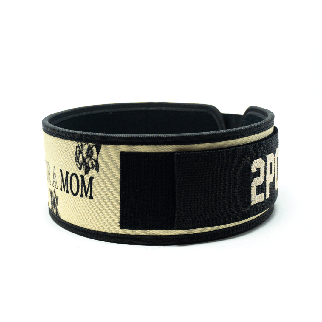 Pretty Strong for a Mom by Arielle Loewen 4" Weightlifting Belt kaufen -  RK Industries Official Lifting Belts of USAW  - Fitness Onlineshop