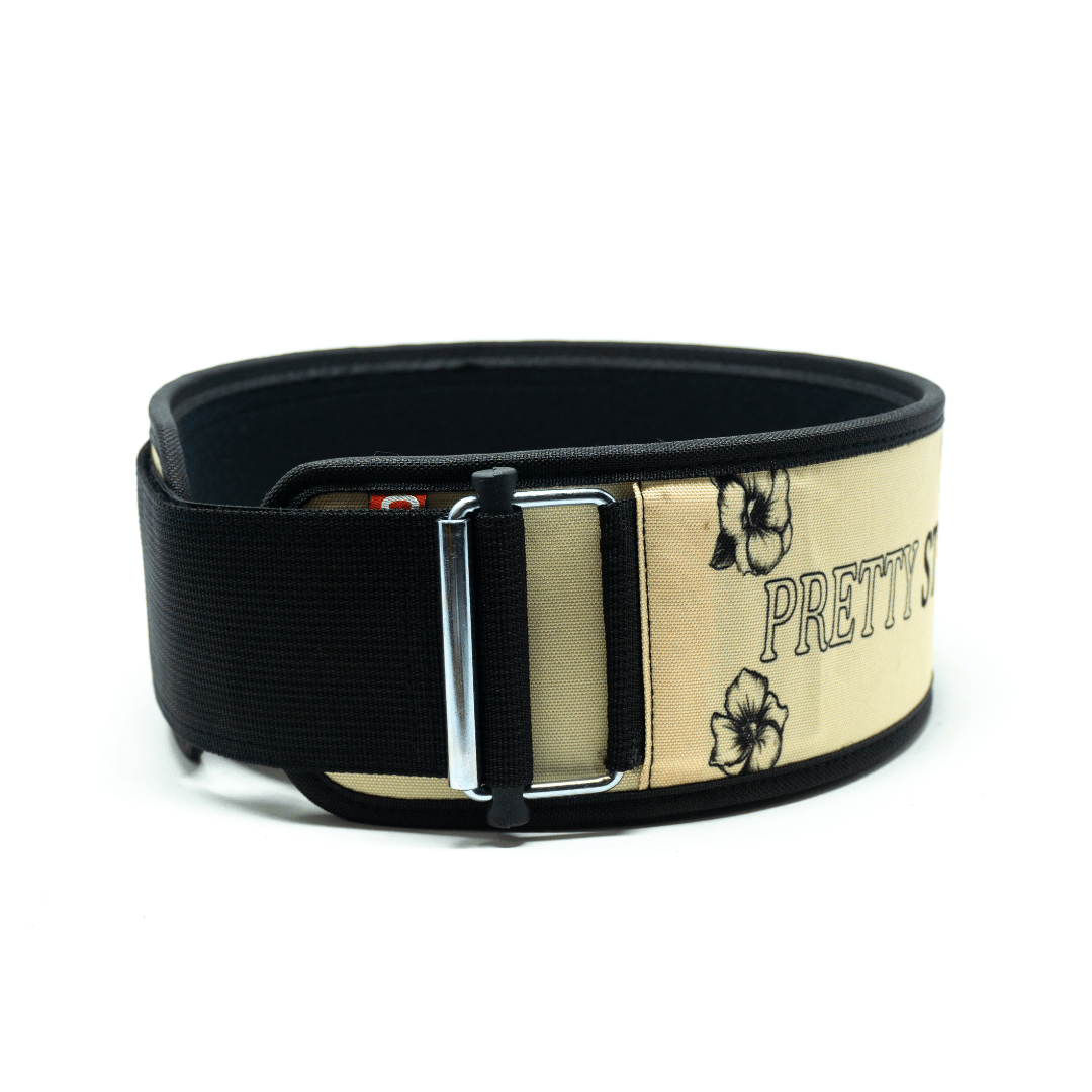 Pretty Strong for a Mom by Arielle Loewen 4" Weightlifting Belt kaufen -  RK Industries Official Lifting Belts of USAW  - Fitness Onlineshop