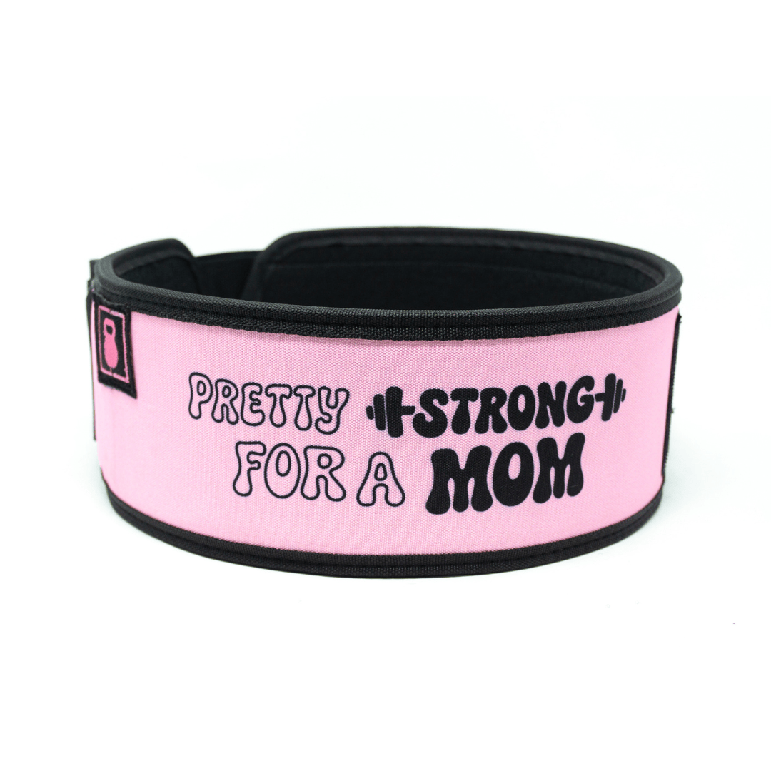 Pretty Strong for a Mom by Arielle Loewen 4" Weightlifting Belt kaufen -  RK Industries Official Lifting Belts of USAW  - Fitness Onlineshop
