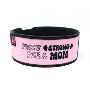 Pretty Strong for a Mom by Arielle Loewen 4" Weightlifting Belt kaufen -  RK Industries Official Lifting Belts of USAW  - Fitness Onlineshop