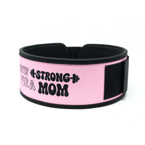 Pretty Strong for a Mom by Arielle Loewen 4" Weightlifting Belt kaufen -  RK Industries Official Lifting Belts of USAW  - Fitness Onlineshop