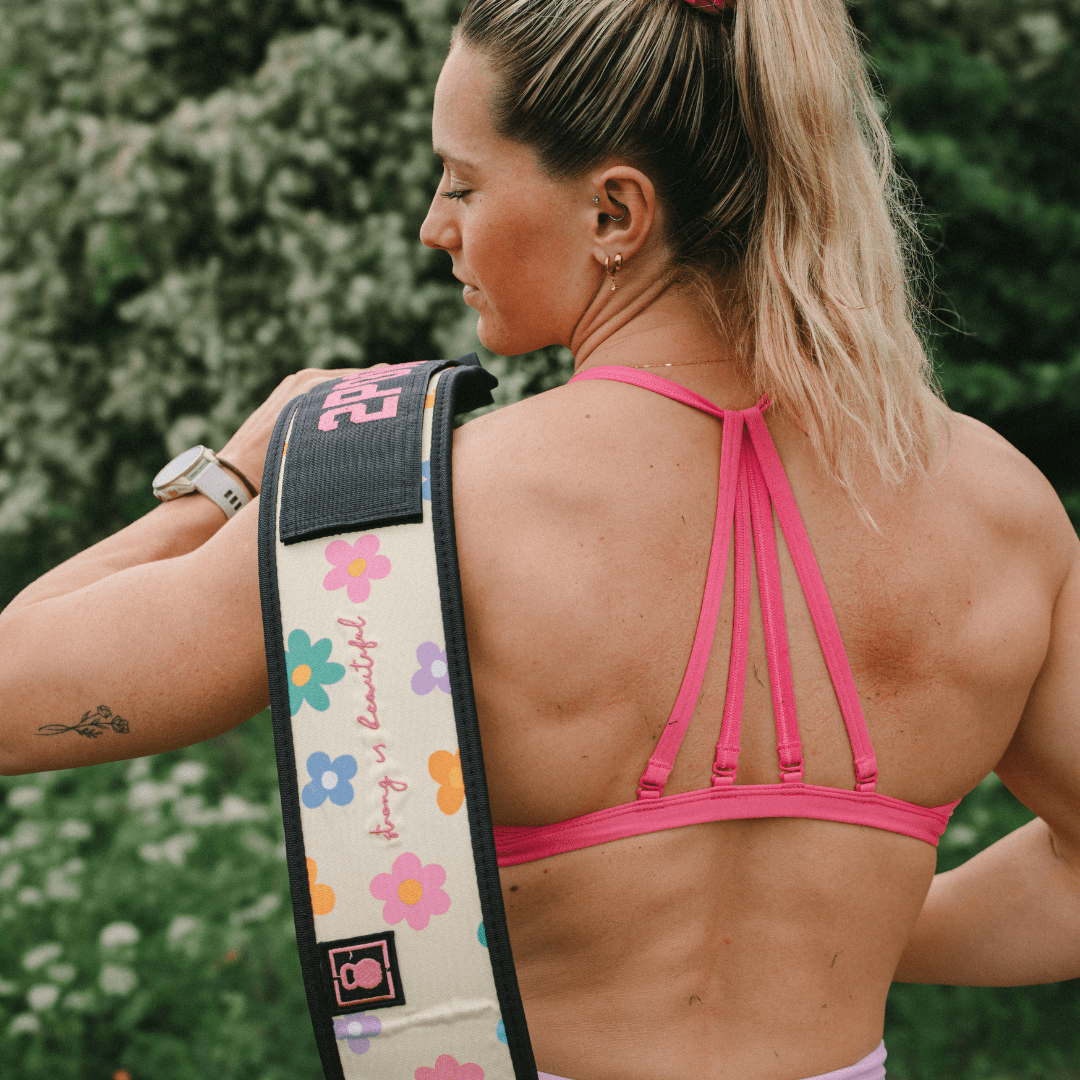 Strong Is Beautiful by Aimee Cringle 4" Weightlifting Belt kaufen -  RK Industries Official Lifting Belts of USAW  - Fitness Onlineshop