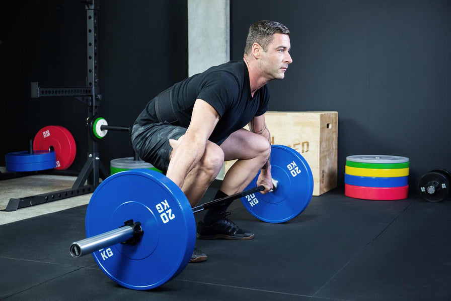 Home Gym mit HighPowered Langhantel Set