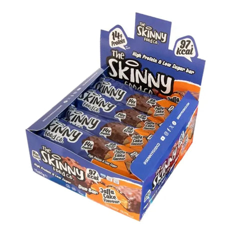 Acheter des barres protéinées Skinny 12 x 60 g / Jaffa Cake - Barres protéinées végétaliennes - Boutique en ligne de fitness