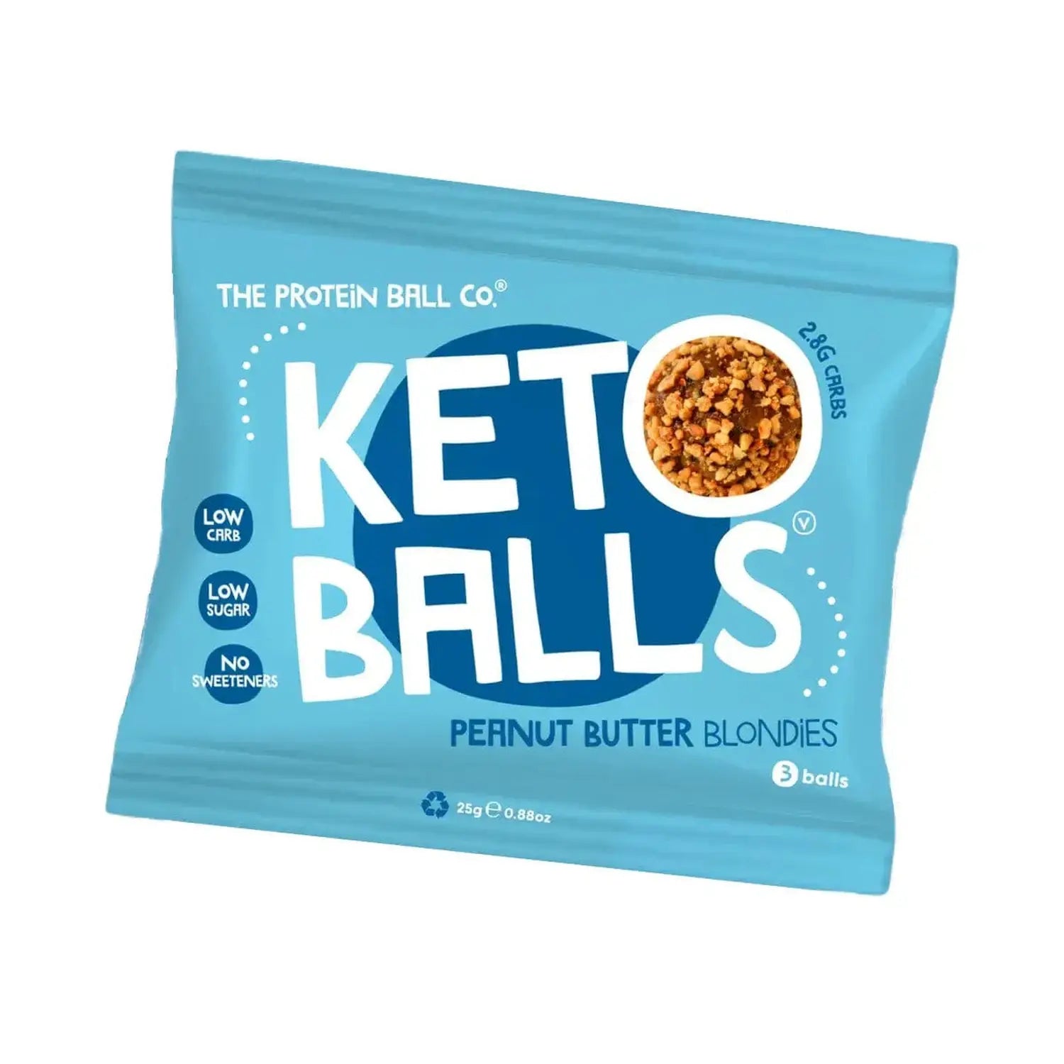 The Protein Ball Co Keto Ball Snack 25 g Peanut Butter Blondies kaufen bei HighPowered.ch