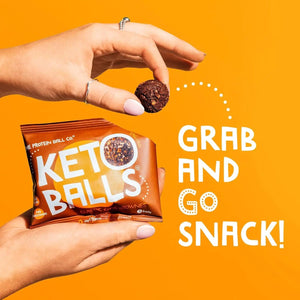 The Protein Ball Co Keto Ball Snack 25 g Classic Choc Brownies kaufen bei HighPowered.ch