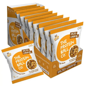 The Protein Ball Co Protein + Vitamin Balls (Breakfast To-Go) 10 x 45 g Salted Caramel kaufen bei HighPowered.ch