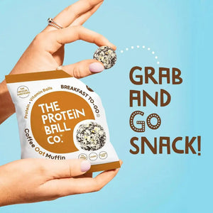 The Protein Ball Co Protein + Vitamin Balls (Breakfast To-Go) 10 x 45 g Coffee Oat Muffin kaufen bei HighPowered.ch