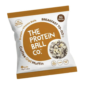 The Protein Ball Co Protein + Vitamin Balls (Breakfast To-Go) 45 g Coffee Oat Muffin kaufen bei HighPowered.ch