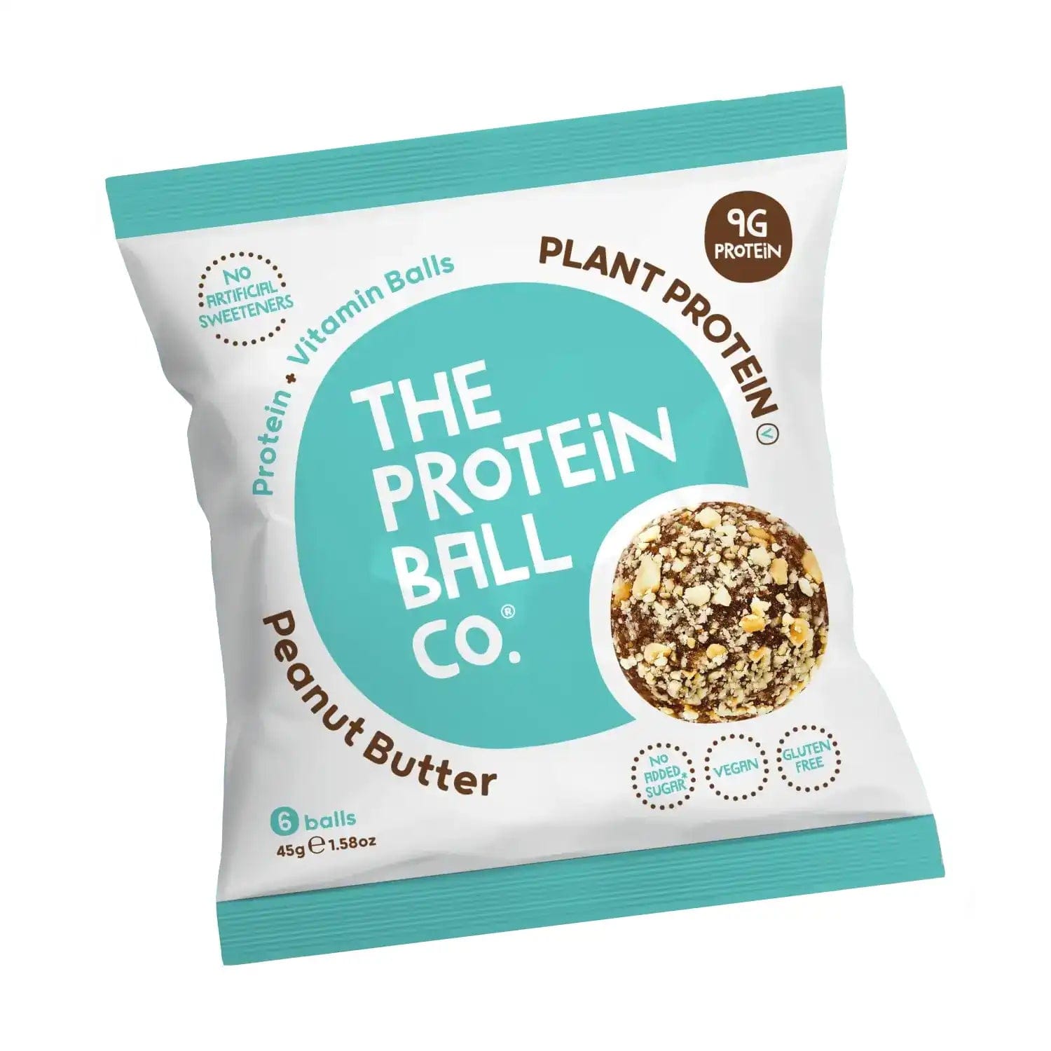 The Protein Ball Co Vegan Protein Balls 45 g Peanut Butter kaufen bei HighPowered.ch