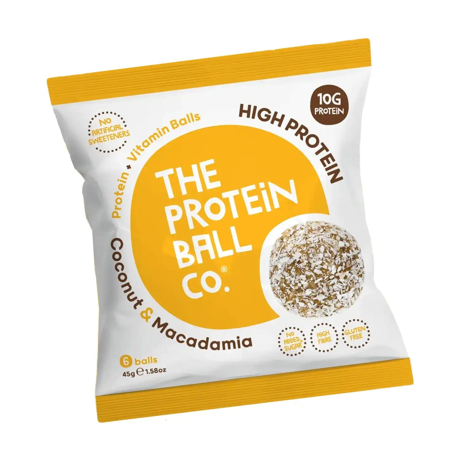 The Protein Ball Co Whey Protein Balls 45 g Coconut & Macadamia kaufen bei HighPowered.ch