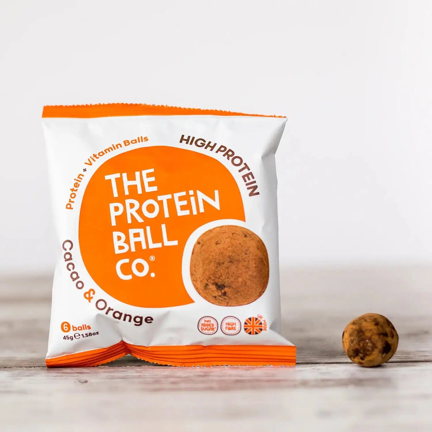 The Protein Ball Co Whey Protein Balls 45 g Cacao & Orange kaufen bei HighPowered.ch