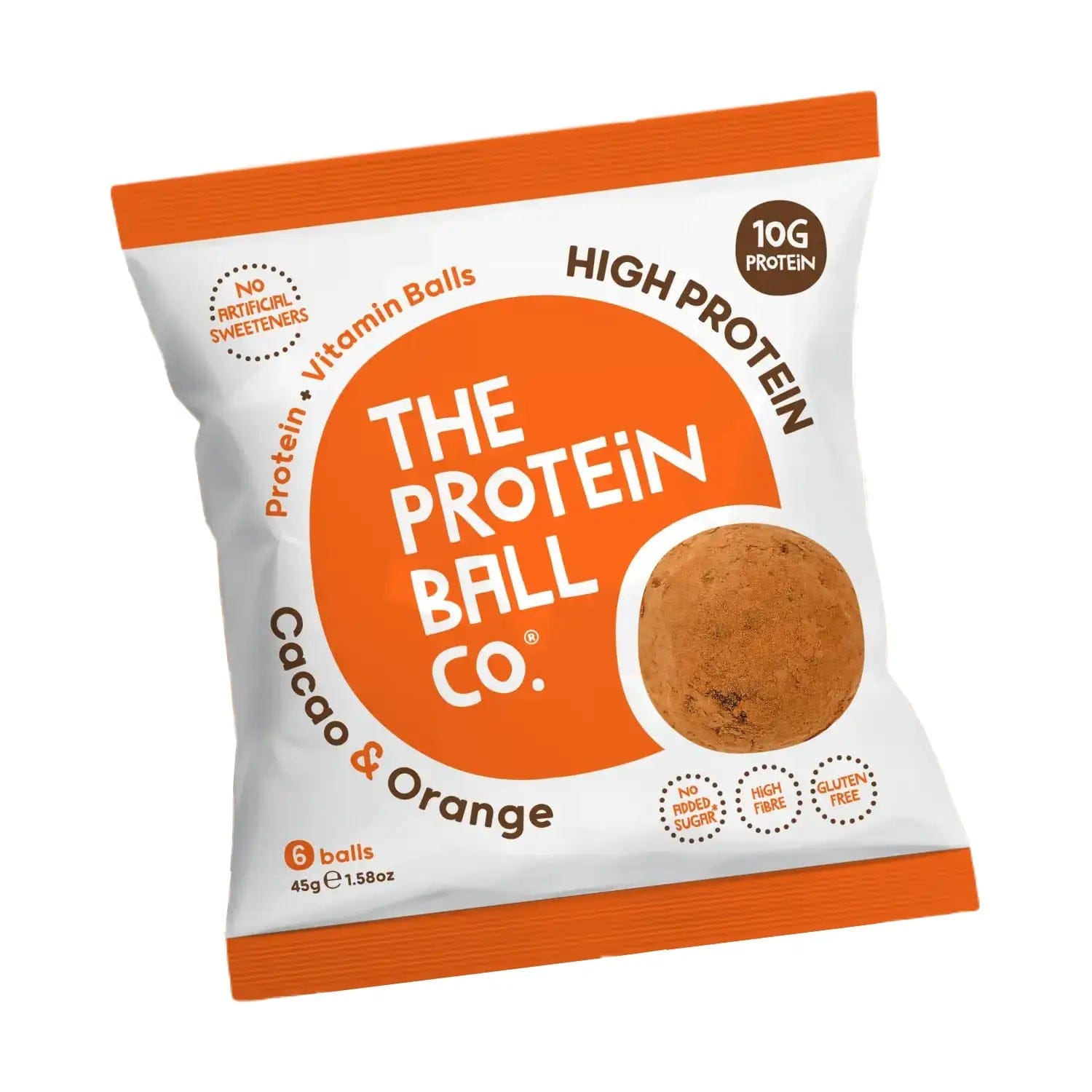 The Protein Ball Co Whey Protein Balls 45 g Cacao & Orange kaufen bei HighPowered.ch