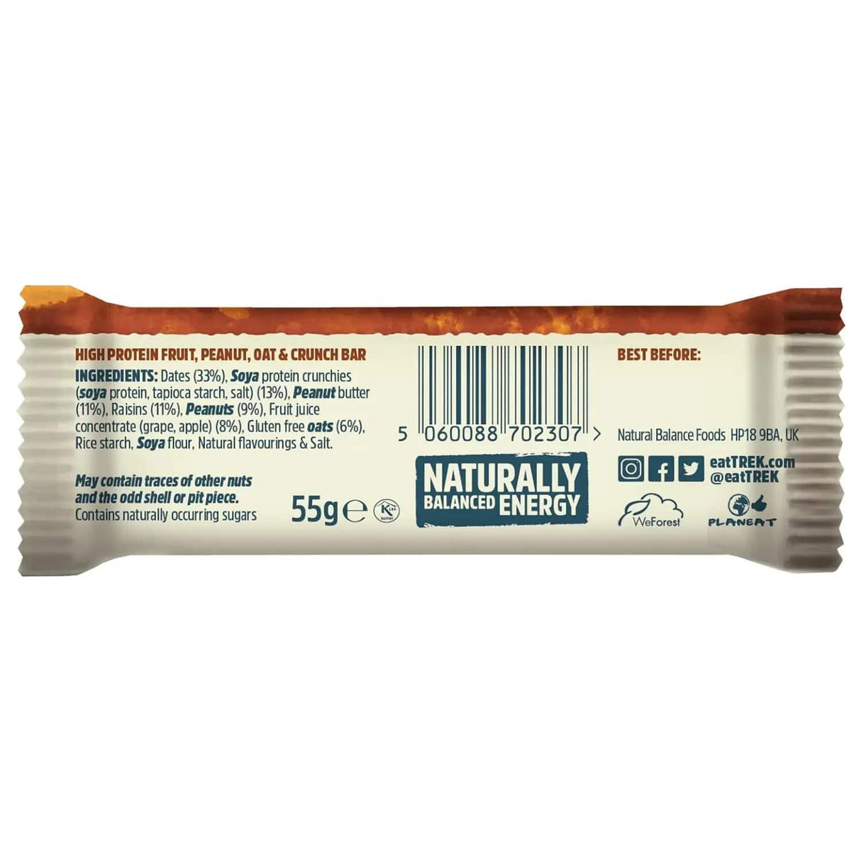 Acheter la barre TREK TREK Protein Energy 55 g Peanut Power sur HighPowered.ch