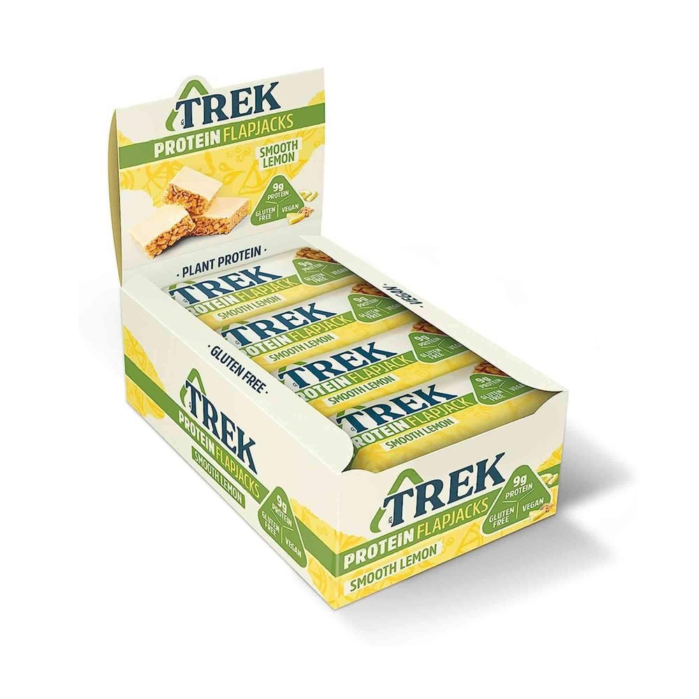 TREK TREK Protein Flapjack 16 x 50 g Smooth Lemon kaufen bei HighPowered.ch