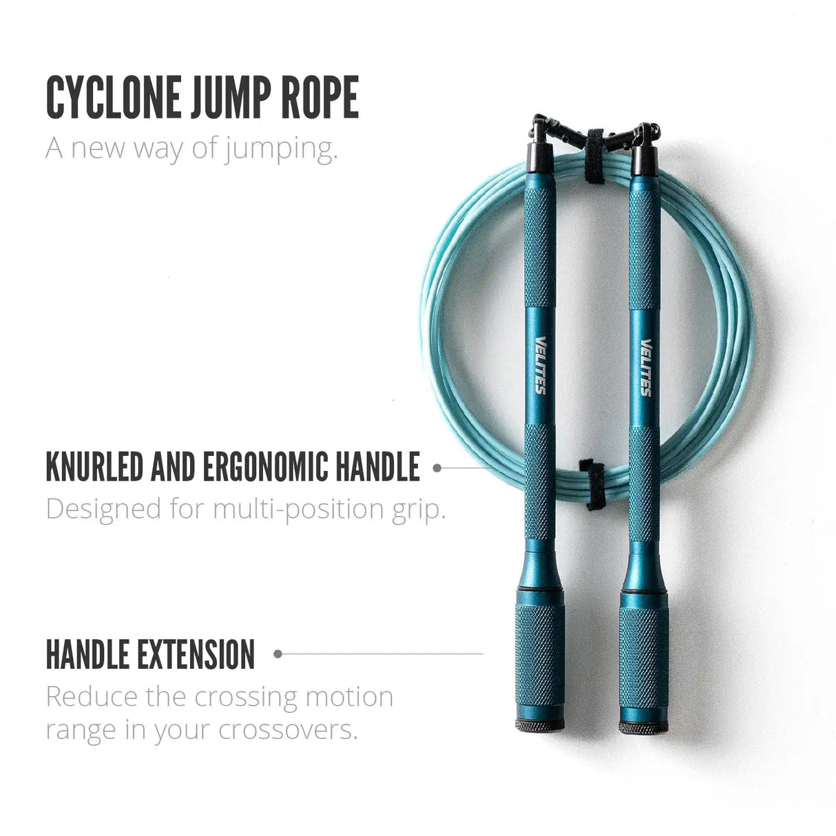 Buy Cyclone Jump Rope (training jump rope) - Velites Speed Ropes - Fitness Online Shop