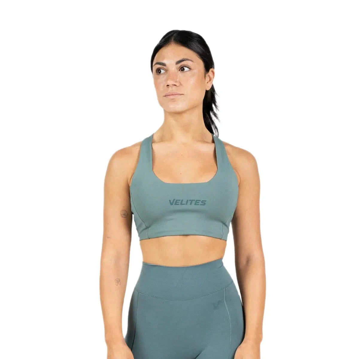 Holo Bra low Neck Türkis / S kaufen -  Velites Oberteile Damen  - Fitness Onlineshop
