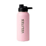 Isolierte Wasserflasche mit Mischkugel und praktischem Deckel (1000 ml) Rosa kaufen -  Velites Trinkflaschen  - Fitness Onlineshop