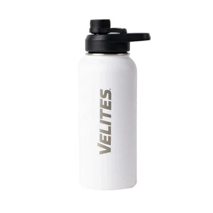 Isolierte Wasserflasche mit Mischkugel und praktischem Deckel (1000 ml) Weiss kaufen -  Velites Trinkflaschen  - Fitness Onlineshop