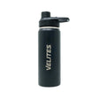 Isolierte Wasserflasche mit Mischkugel und praktischem Deckel (532 ml) Schwarz kaufen -  Velites Trinkflaschen  - Fitness Onlineshop