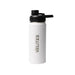 Isolierte Wasserflasche mit Mischkugel und praktischem Deckel (532 ml) Weiss kaufen -  Velites Trinkflaschen  - Fitness Onlineshop