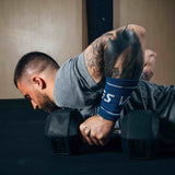 Acheter des bracelets Velites (bandes anti-transpiration) bleus sur HighPowered.ch