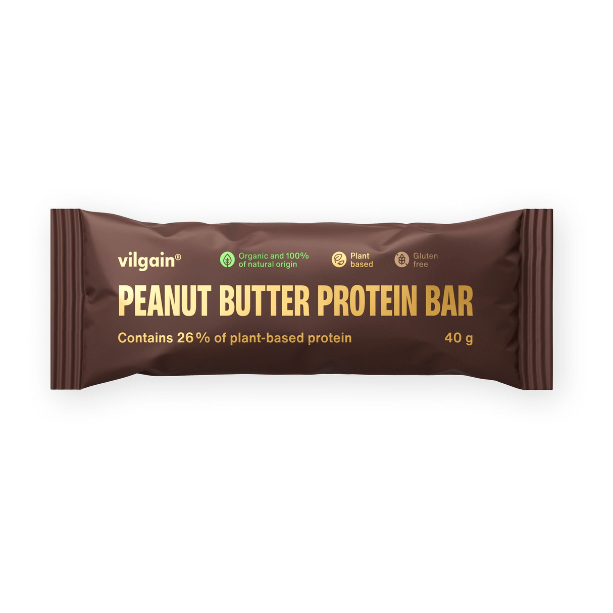 BIO Erdnussbutter-Proteinriegel 40 g kaufen -  Vilgain Proteinriegel  - Fitness Onlineshop