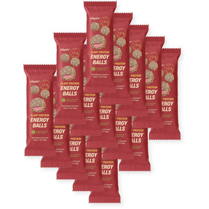 BIO Plant Protein Energy Balls Erdbeere mit Kokosnuss / 15 x 45 g kaufen -  Vilgain Fitness Snacks  - Fitness Onlineshop