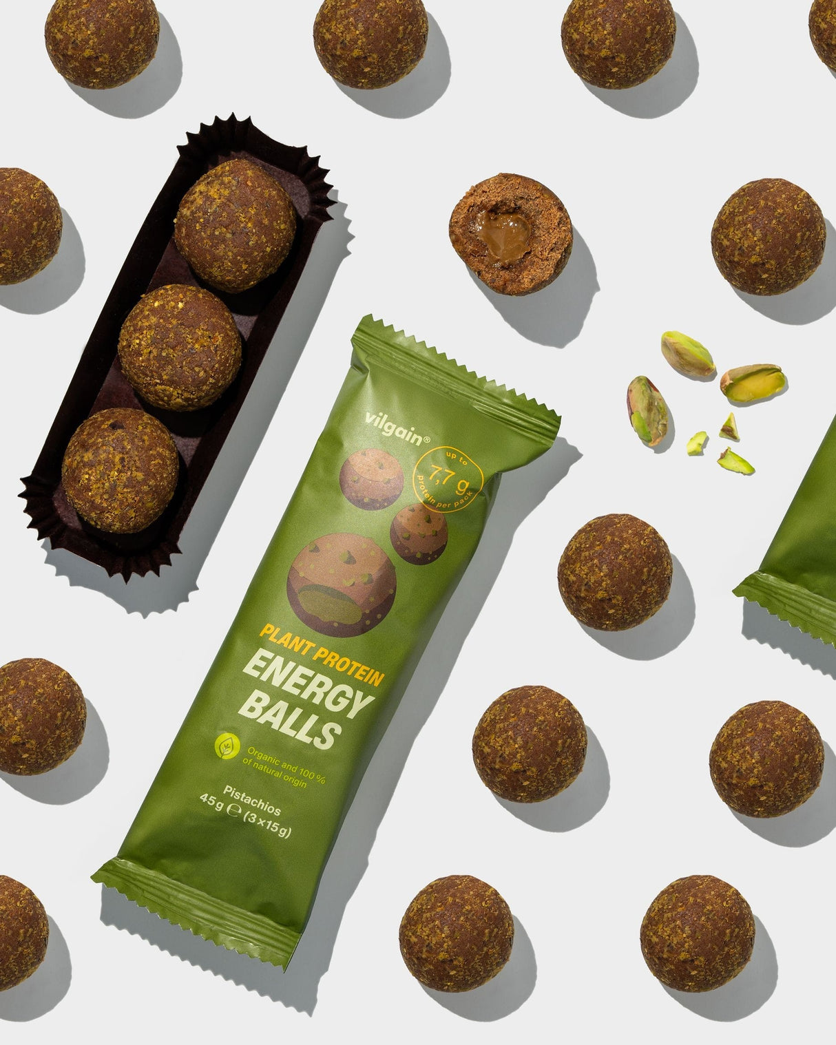 BIO Plant Protein Energy Balls kaufen -  Vilgain Fitness Snacks  - Fitness Onlineshop