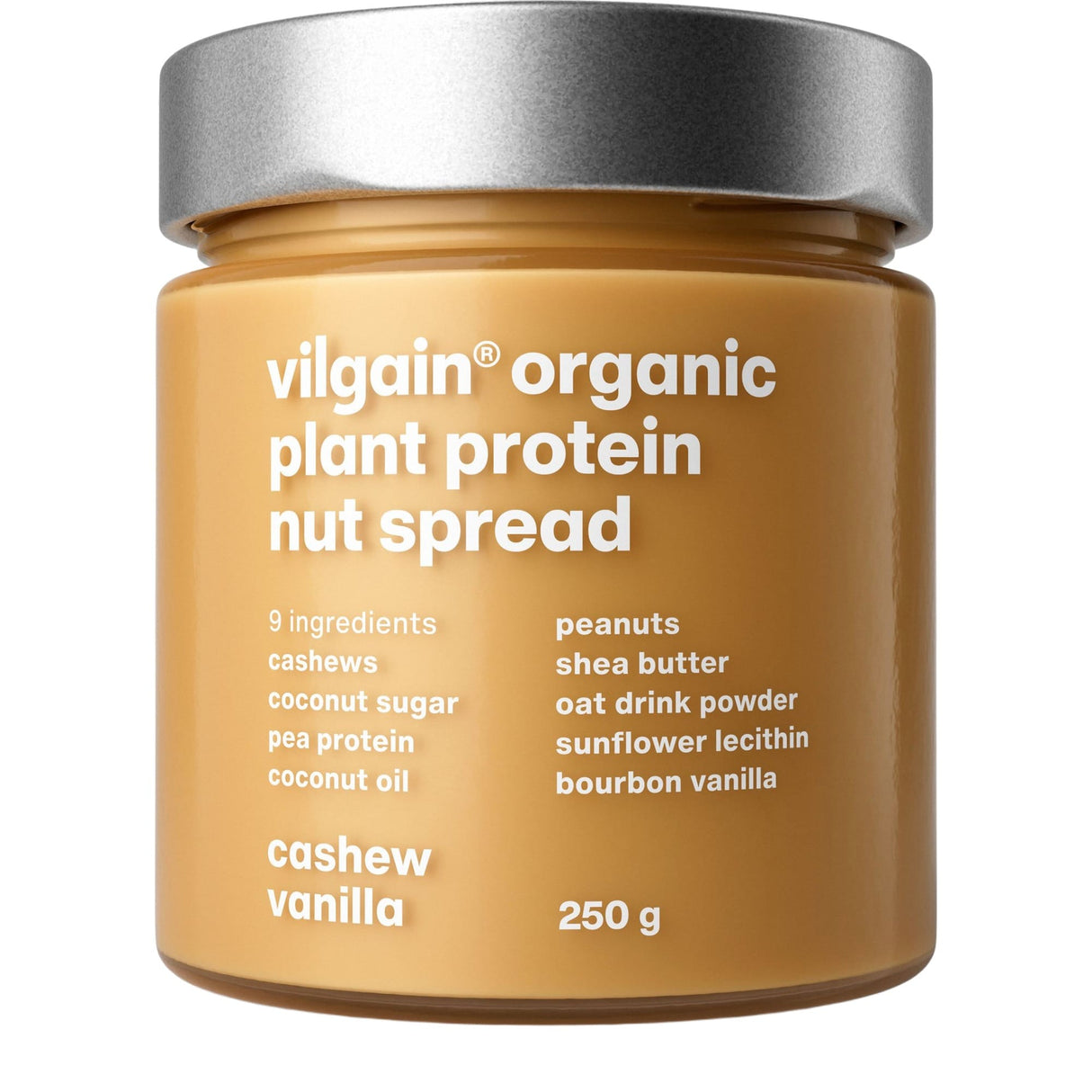 BIO Plant Protein Nut Spread Cashew und Vanille / 250 g kaufen -  Vilgain Nussbutter  - Fitness Onlineshop