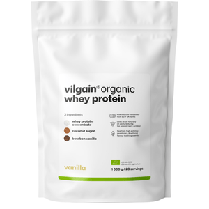 BIO Whey Protein Vanille / 1'000 g kaufen -  Vilgain Whey Proteinpulver  - Fitness Onlineshop