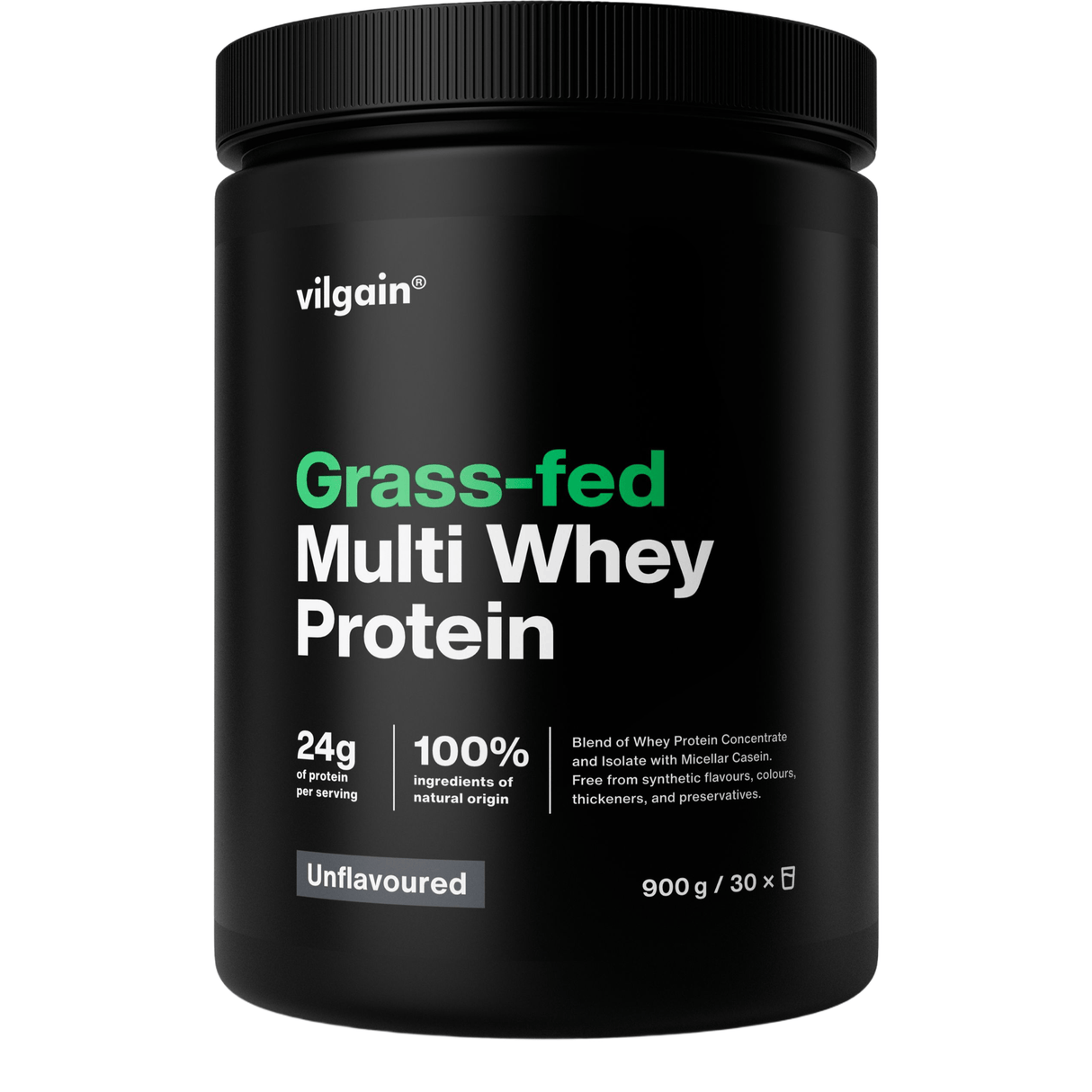 Grass-Fed Multi Whey Protein Ohne Geschmack / 900 g kaufen -  Vilgain Whey Proteinpulver  - Fitness Onlineshop