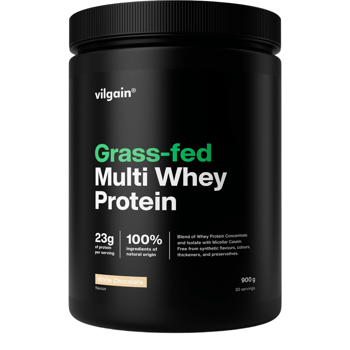 Grass-Fed Multi Whey Protein Weisse Schokolade / 900 g kaufen -  Vilgain Whey Proteinpulver  - Fitness Onlineshop