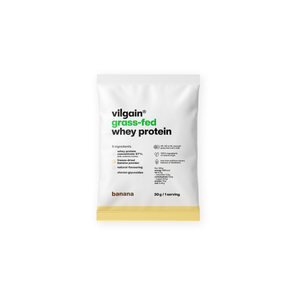 Grass-Fed Whey Protein Banane / 30 g kaufen -  Vilgain Whey Proteinpulver  - Fitness Onlineshop