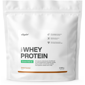 Grass-Fed Whey Protein Salzkaramell / 2'000 g kaufen -  Vilgain Whey Proteinpulver  - Fitness Onlineshop