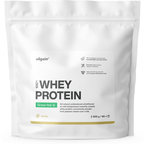 Grass-Fed Whey Protein Vanille / 2'000 g kaufen -  Vilgain Whey Proteinpulver  - Fitness Onlineshop