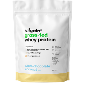 Grass-Fed Whey Protein Weisse Schokolade und Kokosnuss / 1'000 g kaufen -  Vilgain Whey Proteinpulver  - Fitness Onlineshop
