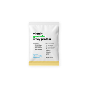 Grass-Fed Whey Protein Weisse Schokolade und Kokosnuss / 30 g kaufen -  Vilgain Whey Proteinpulver  - Fitness Onlineshop